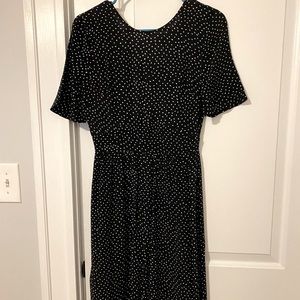 Polka Dot jumpsuit (black and white)